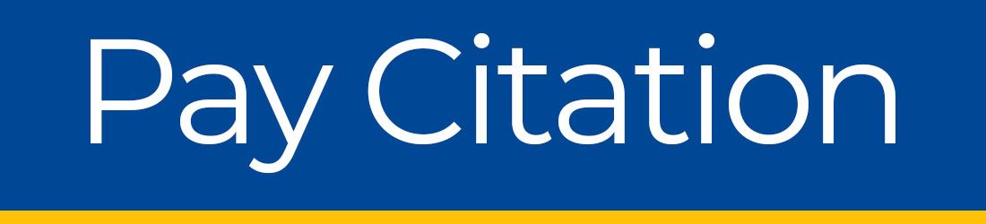 Blue Interactive Button with white text that reads \"Pay Citation\"
