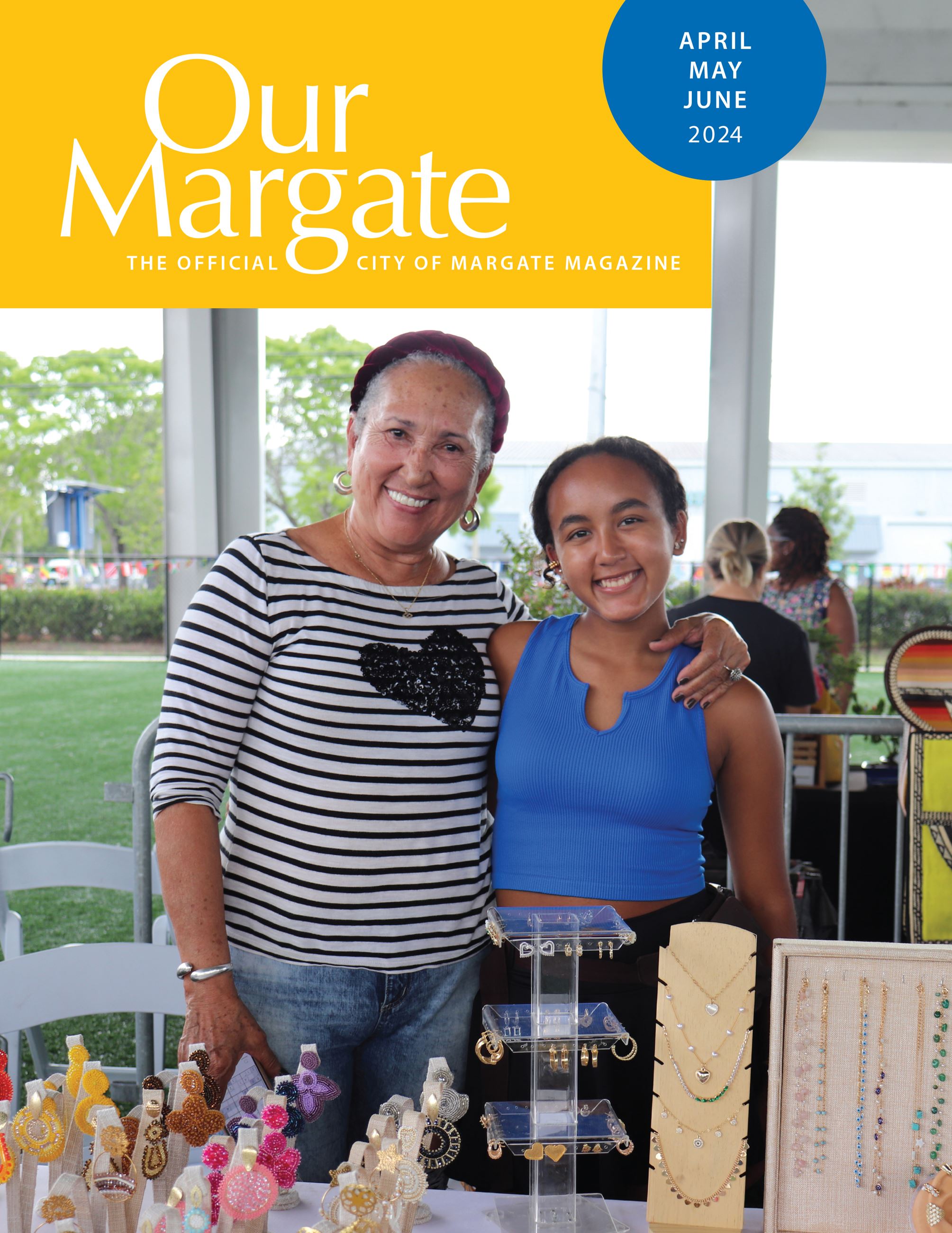 Graphic image with photo of 2024 International Day Festival and text that reads \"Our Margate\…